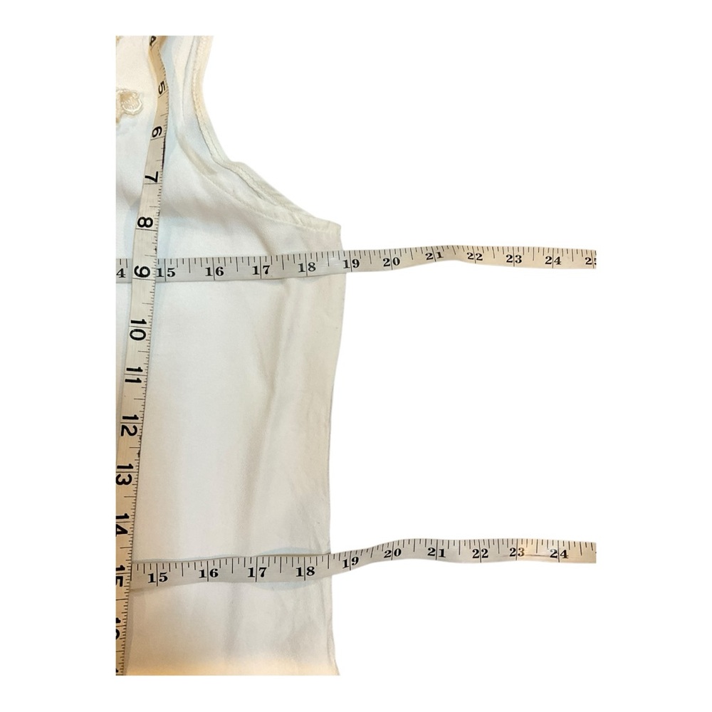 Margot Lea Women’s Vintage White Off Lace 97s Camisole Slip Sleep Top Size S - Picture 14 of 16